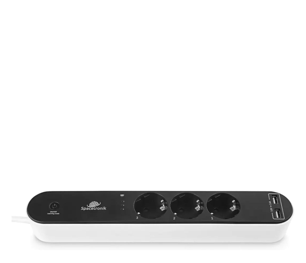 Spacetronik Listwa zasilająca Wi-Fi Smart Life Tuya 3 gniazda 1.5m - 1190690 - zdjęcie 3